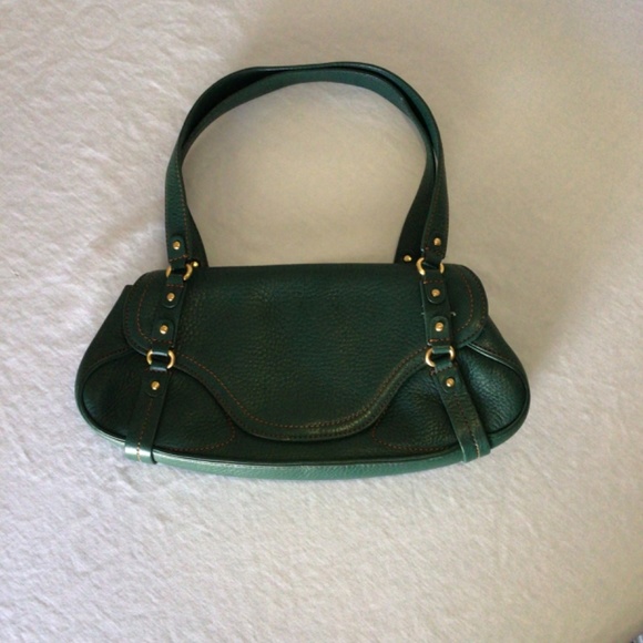 Cole Haan green leather bag. - Picture 4 of 4